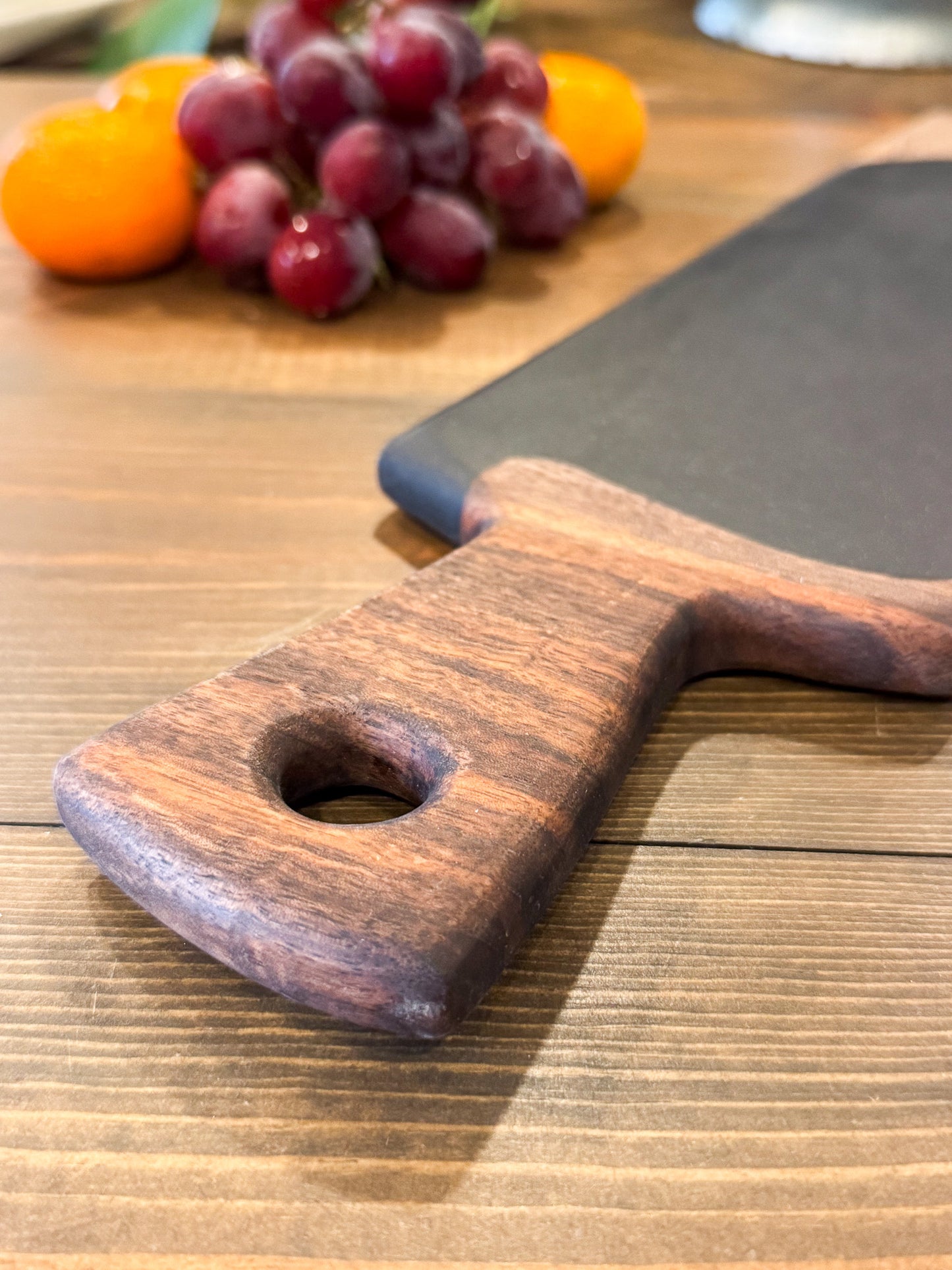 Walnut and black epoxy board - skinny