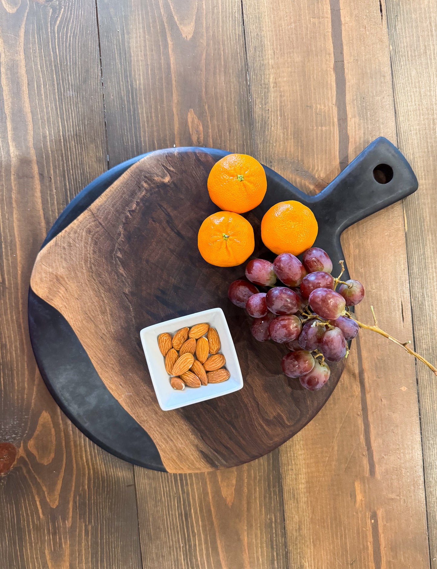 Black Walnut & Epoxy Charcuterie Board