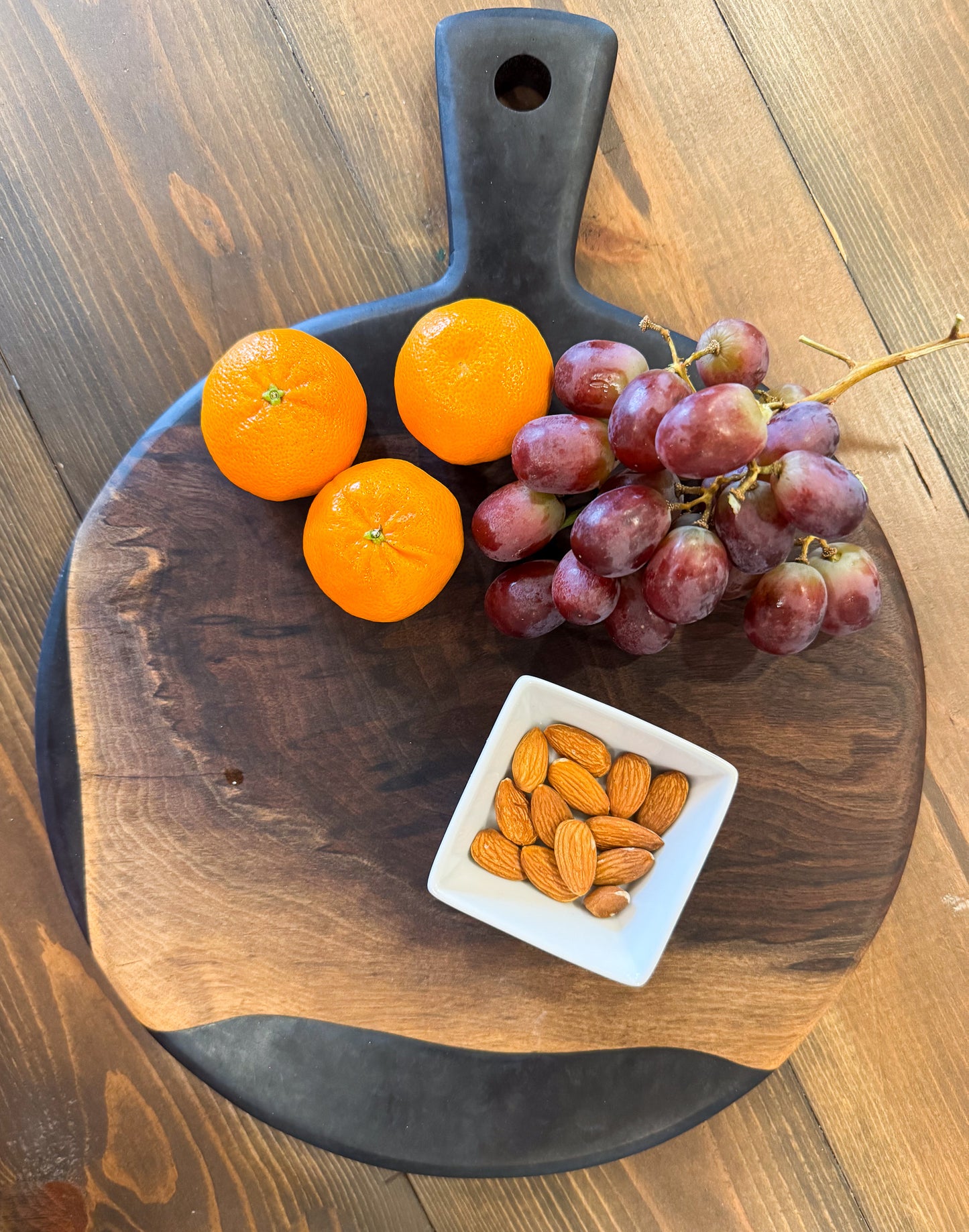 Black Walnut & Epoxy Charcuterie Board
