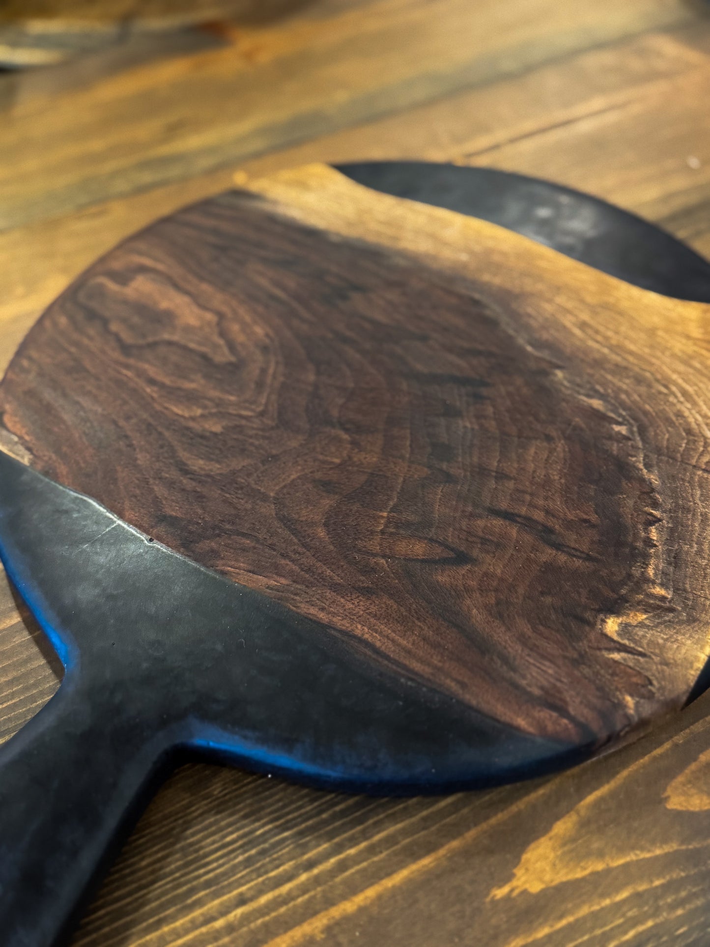 Black Walnut & Epoxy Charcuterie Board