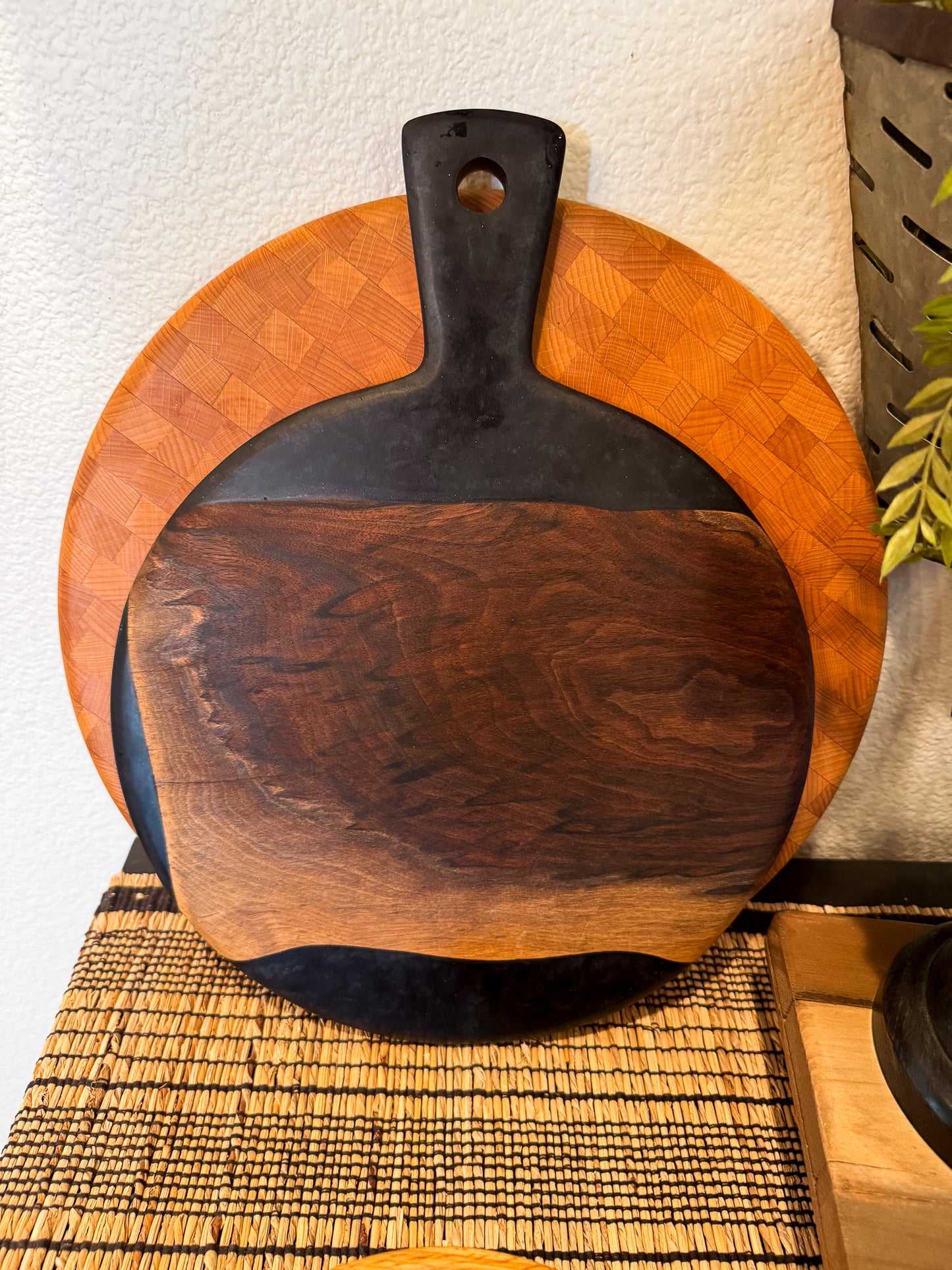 Black Walnut & Epoxy Charcuterie Board
