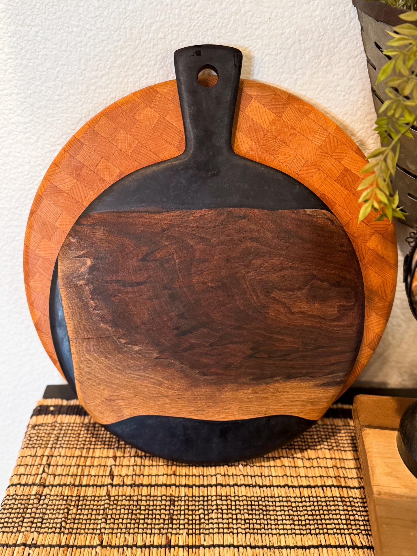 Black Walnut & Epoxy Charcuterie Board
