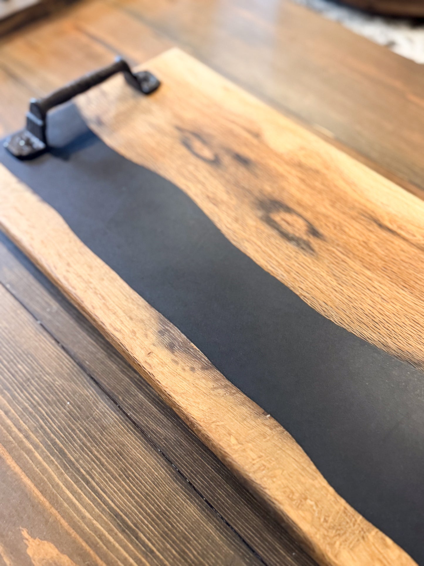 Oak & Epoxy Charcuterie Board or Tray