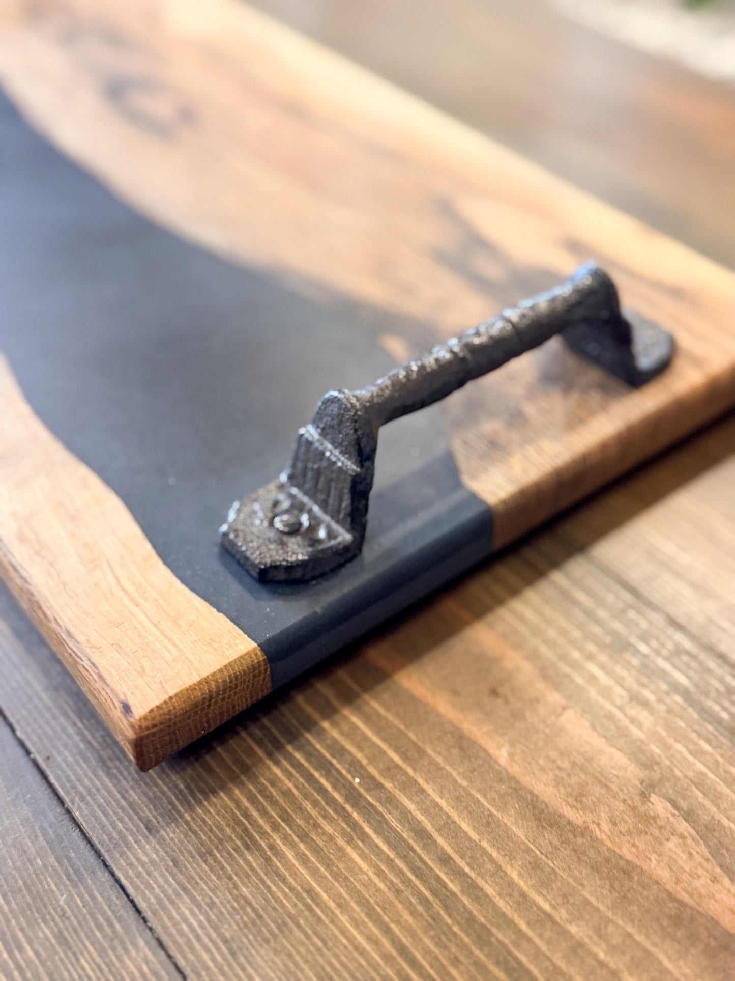 Oak & Epoxy Charcuterie Board or Tray