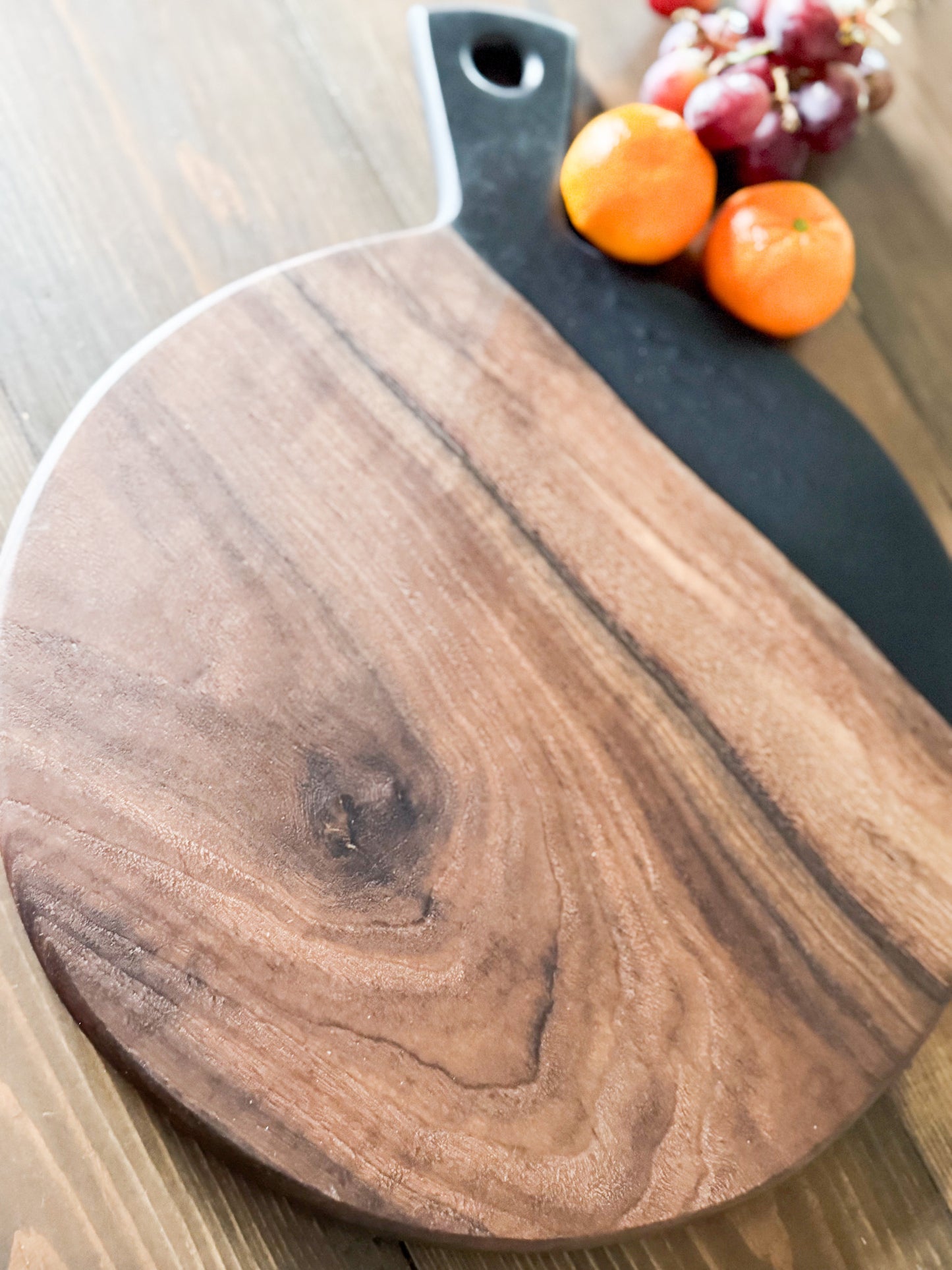 Black Walnut & Epoxy Charcuterie Board