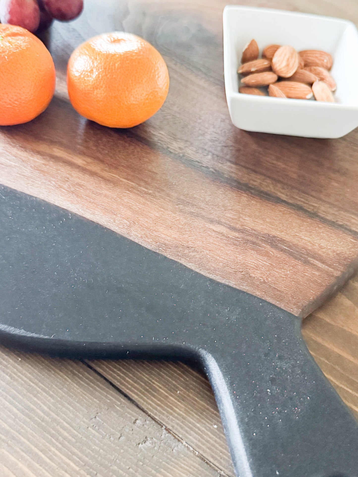 Black Walnut & Epoxy Charcuterie Board