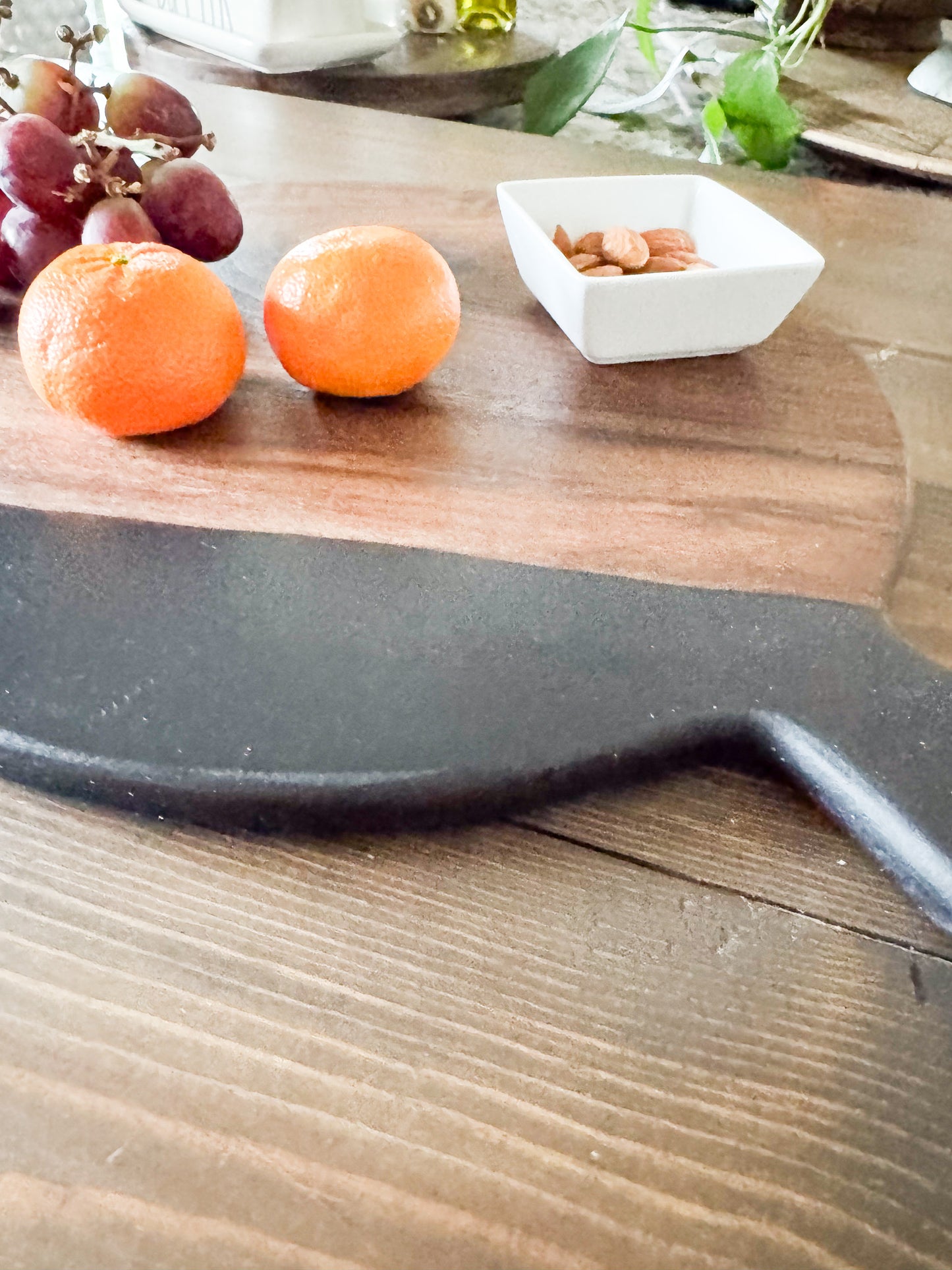 Black Walnut & Epoxy Charcuterie Board