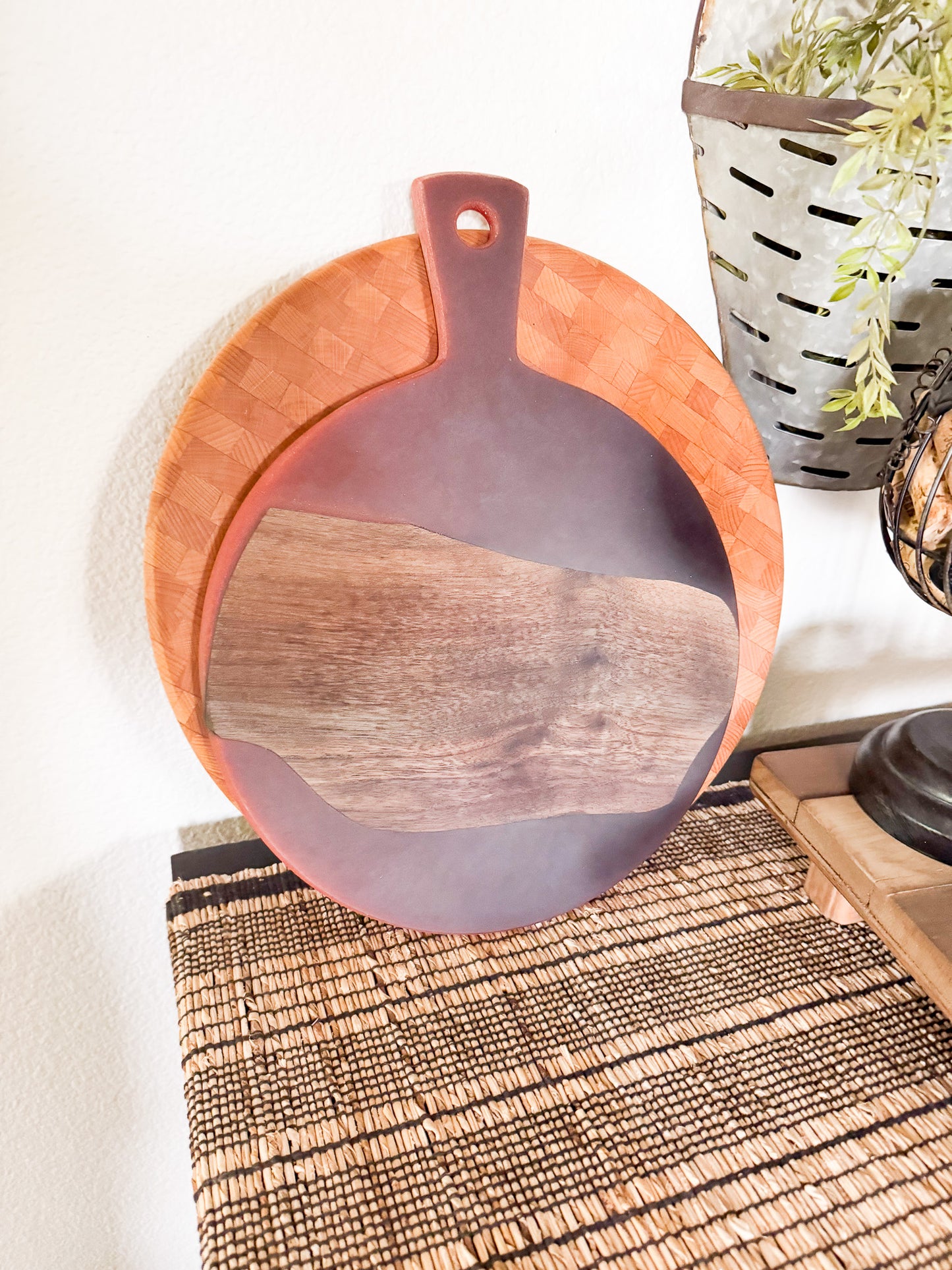 Maple & Epoxy Charcuterie Board