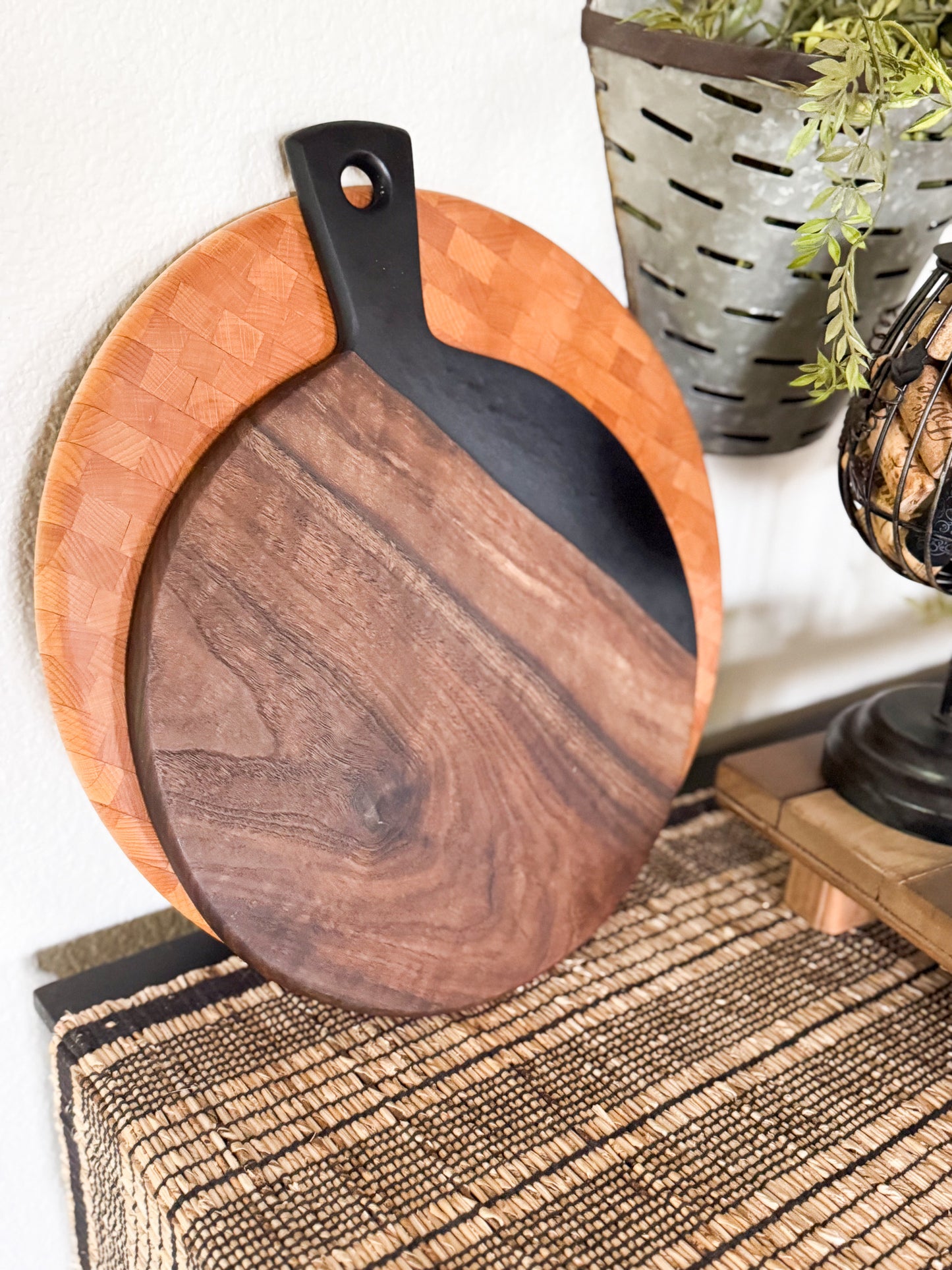 Black Walnut & Epoxy Charcuterie Board