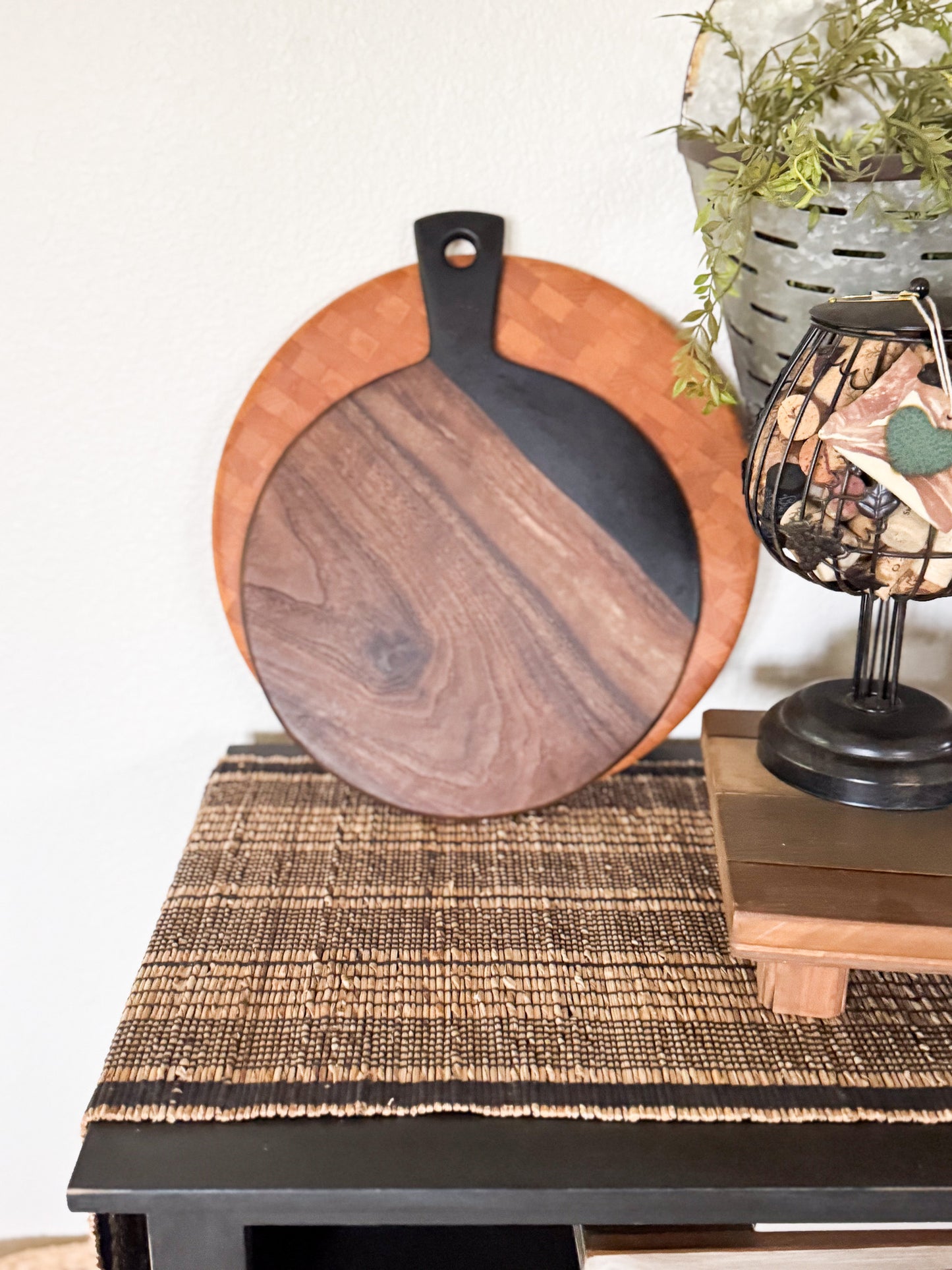Black Walnut & Epoxy Charcuterie Board