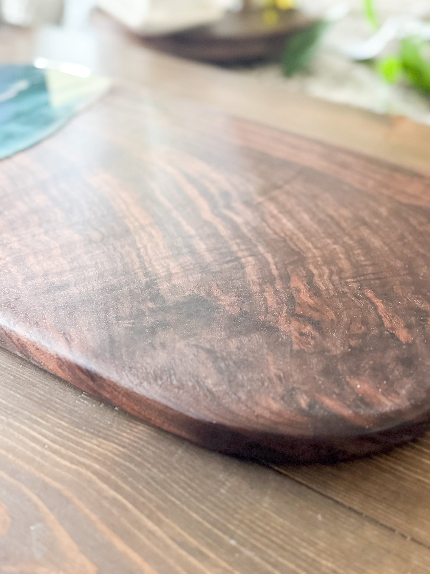 Walnut Ocean Wave Epoxy Board
