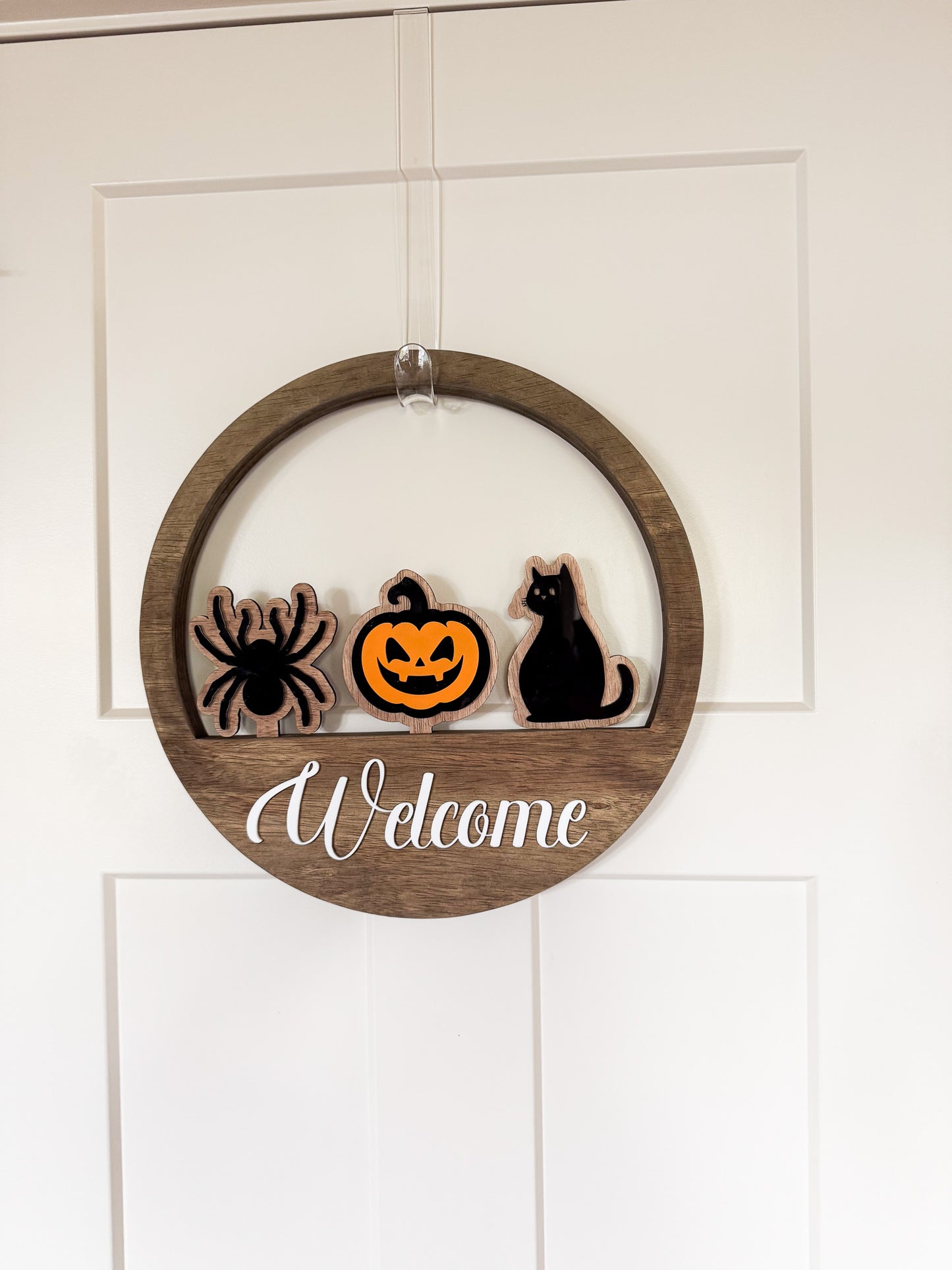 Holiday / Seasonal hanging display base. INSERTS SOLD SEPERATELY