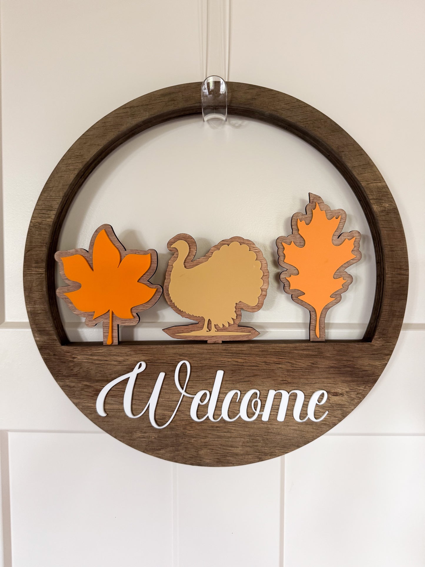 Holiday / Seasonal hanging display base. INSERTS SOLD SEPERATELY