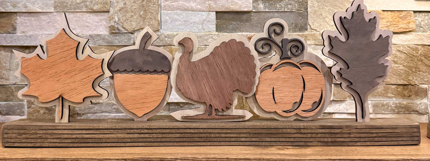 Pumpkin all wood distressed