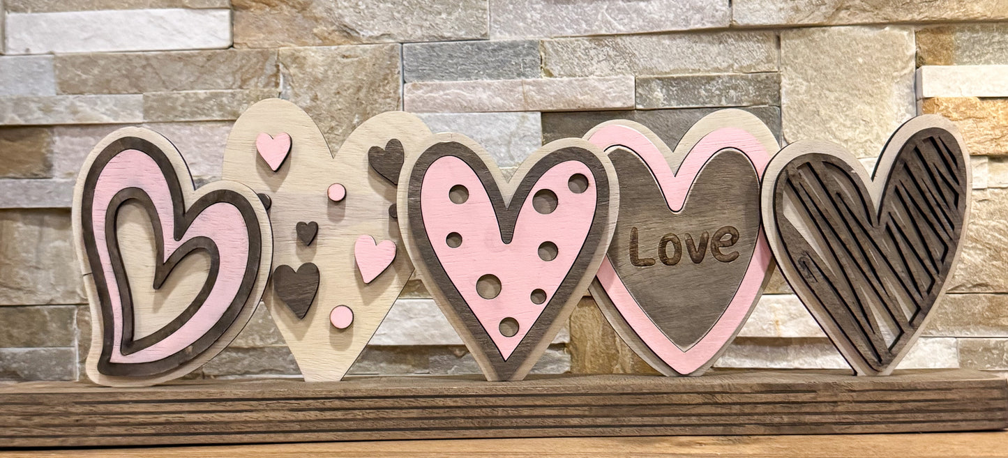 Valentines Day Heart with poka dots