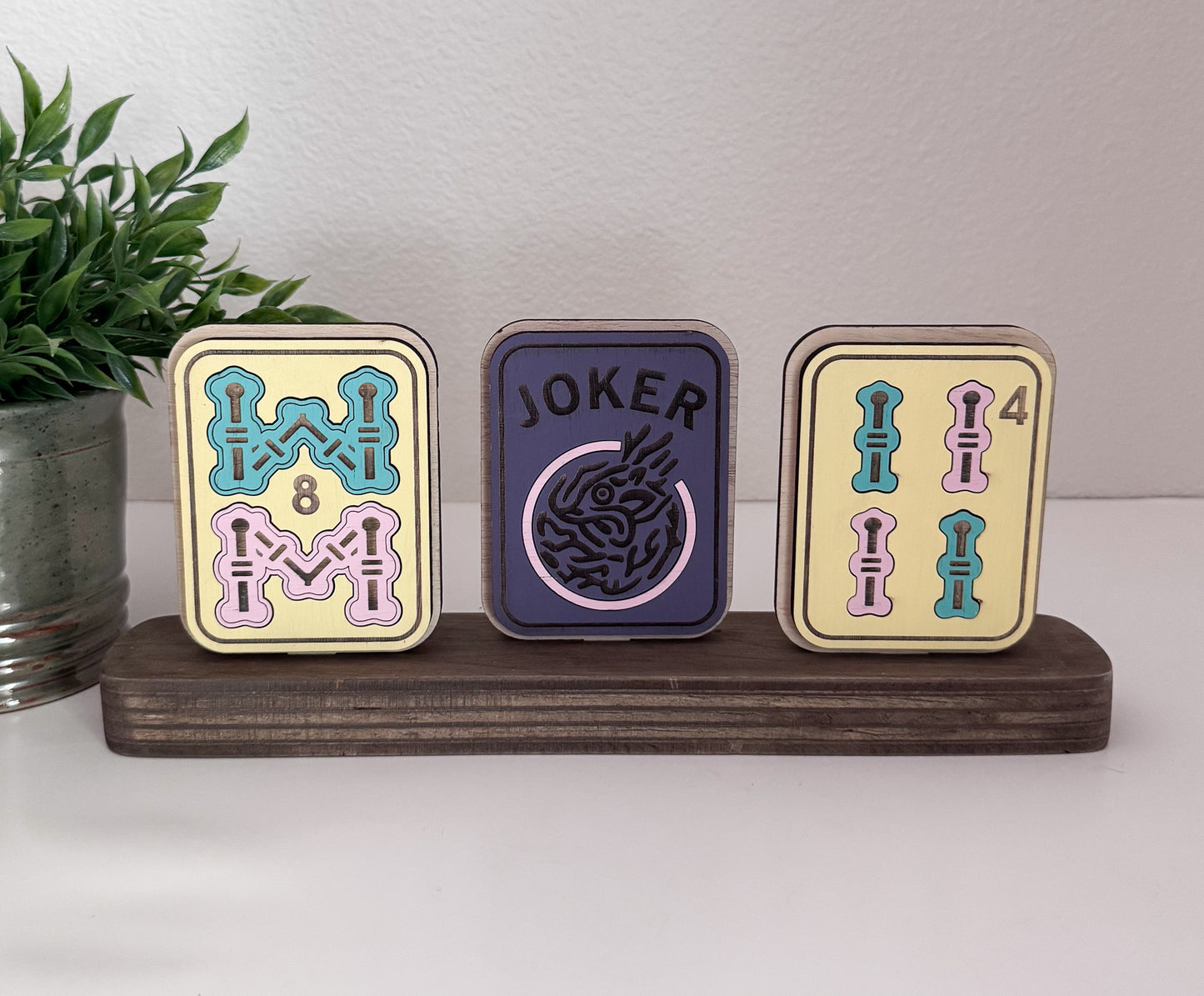 Mahjong Bam and Joker Shelf Starter Set