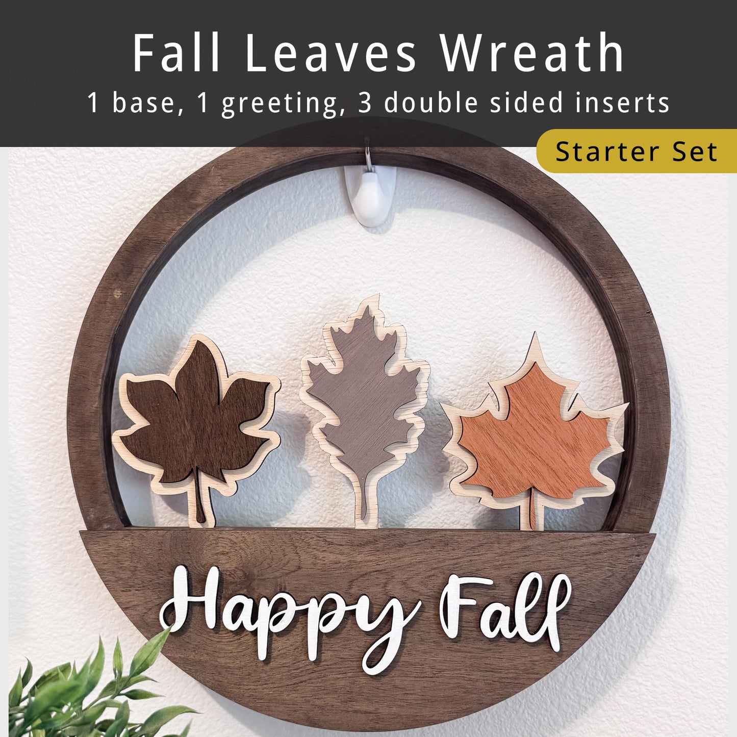 Fall Leaves Wreath Starter Set