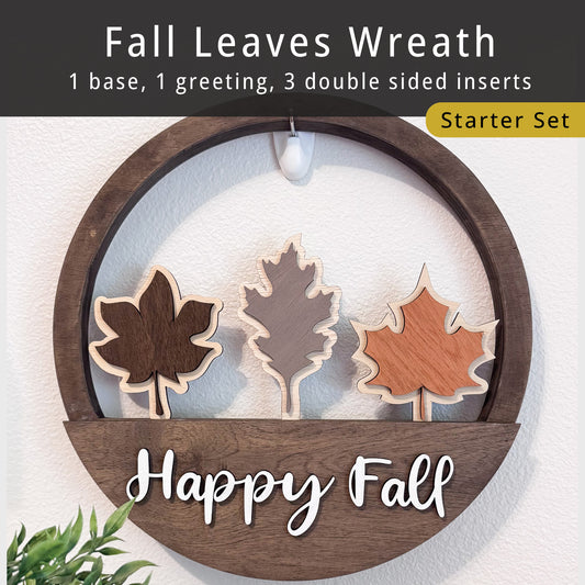 Fall Leaves Wreath Starter Set