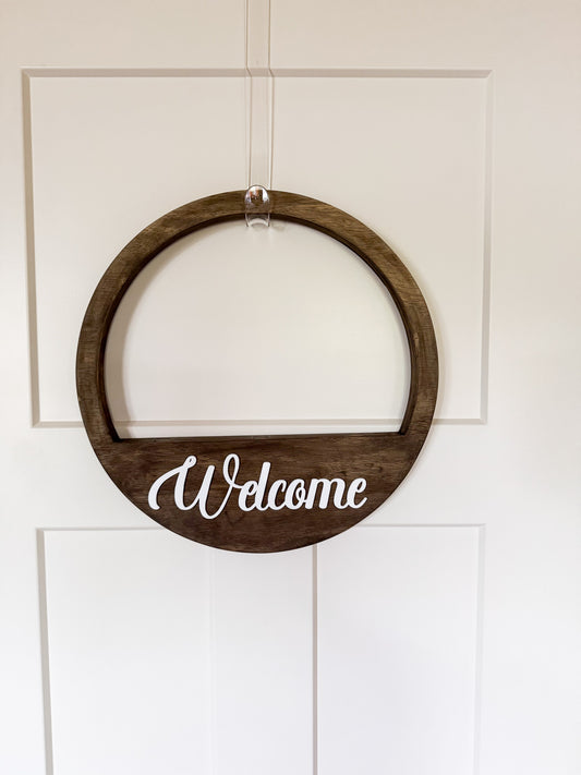 Holiday / Seasonal hanging display base. INSERTS SOLD SEPERATELY
