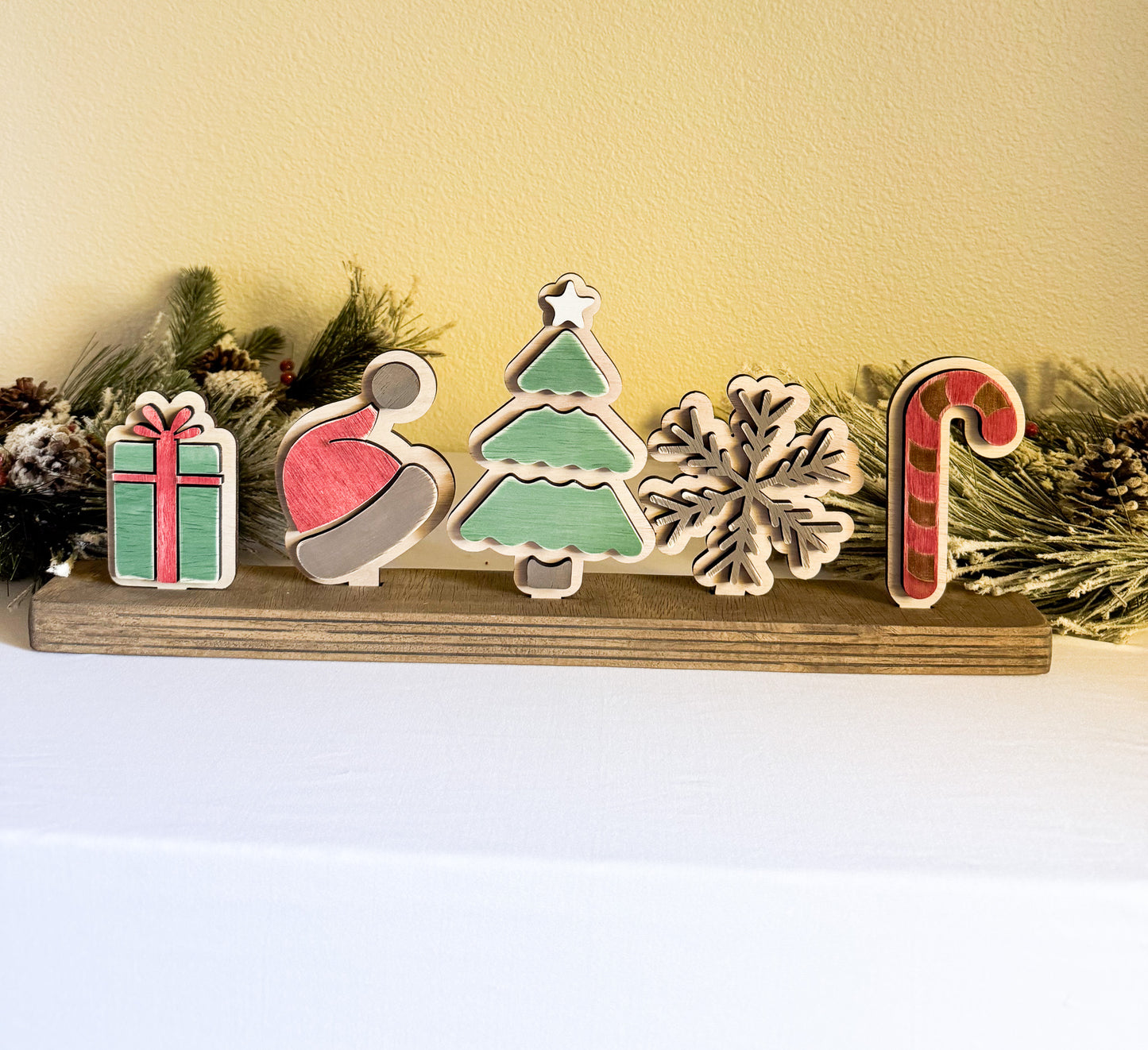 Five-Piece Holiday Collection — All Wood Insert & Base Bundle