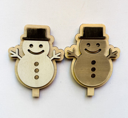 Snowman all wood distressed.