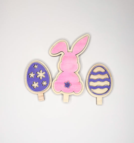 Easter 3 piece bundle ALL WOOD