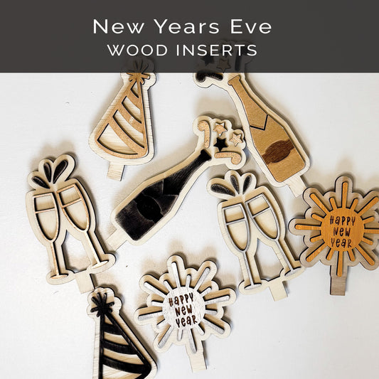 New Years Eve Wood Inserts