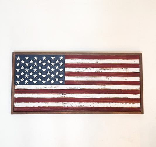 American Flag Reclaimed Wood