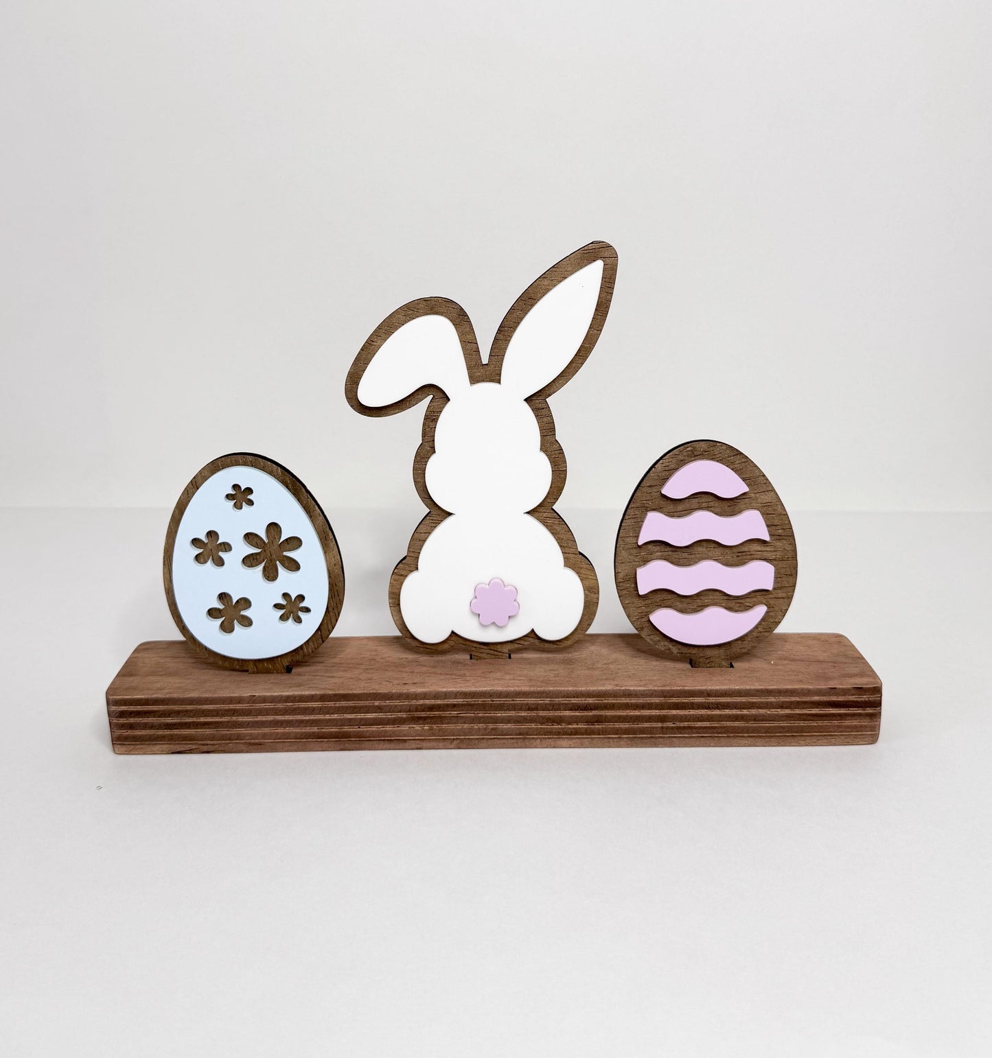 Interchangeable Holiday Wood Bases  4 Styles, Shelf or Wall Hanger Display