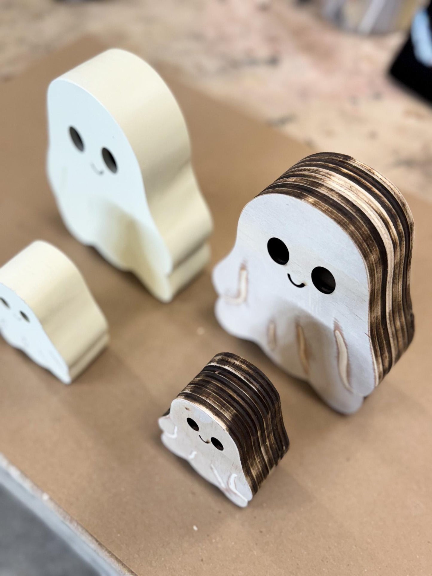Halloween Ghost Lantern Laser Cut File  Svg, Pdf, Png, AI Digital Download for Glow Lanterns, Tea Light Holders