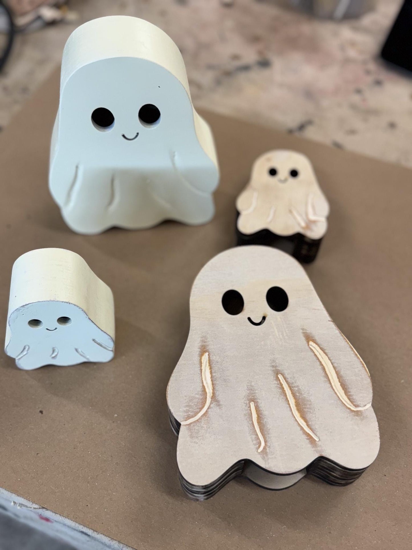 Halloween Ghost Lantern Laser Cut File  Svg, Pdf, Png, AI Digital Download for Glow Lanterns, Tea Light Holders
