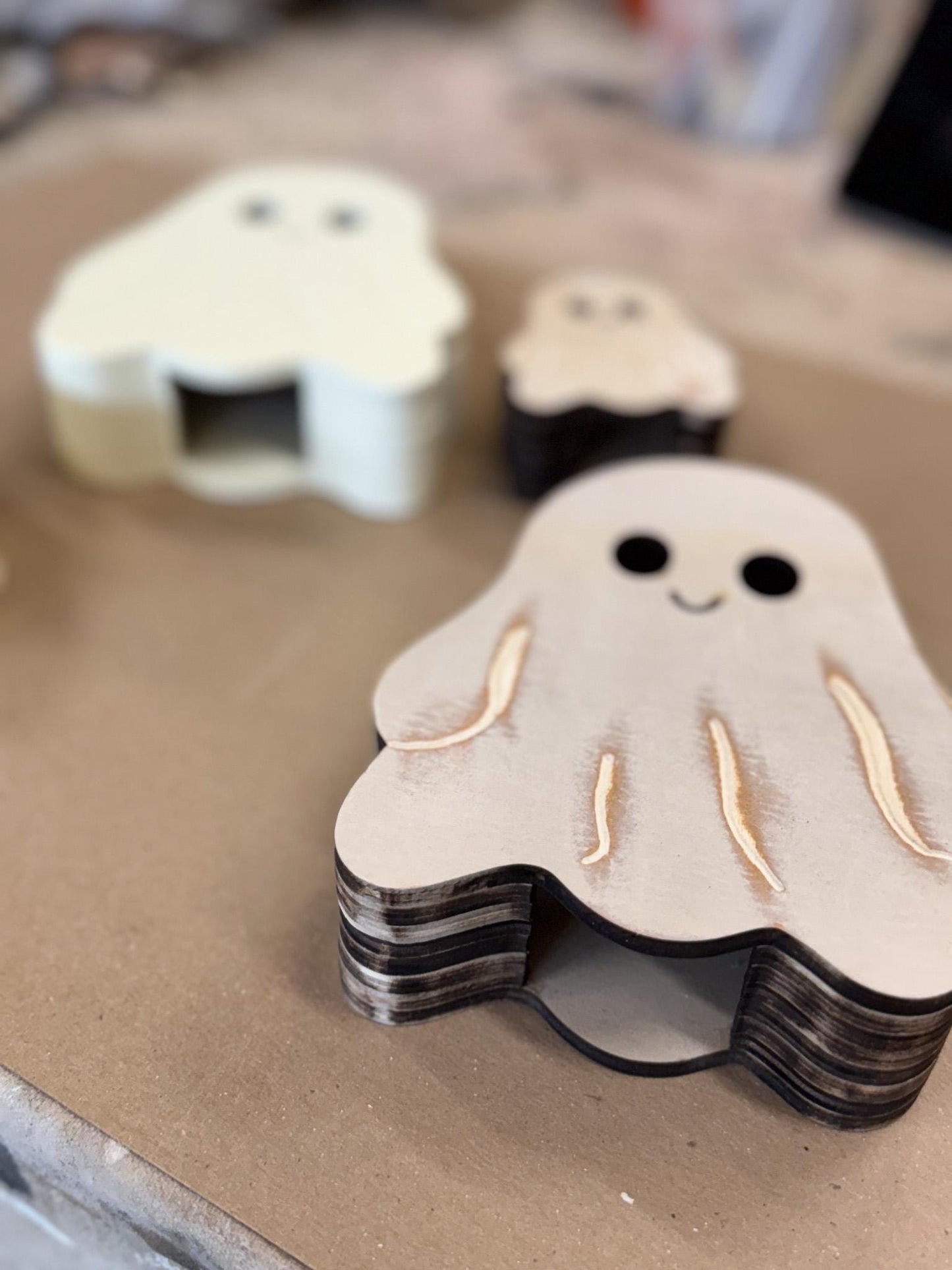Halloween Ghost Lantern Laser Cut File  Svg, Pdf, Png, AI Digital Download for Glow Lanterns, Tea Light Holders