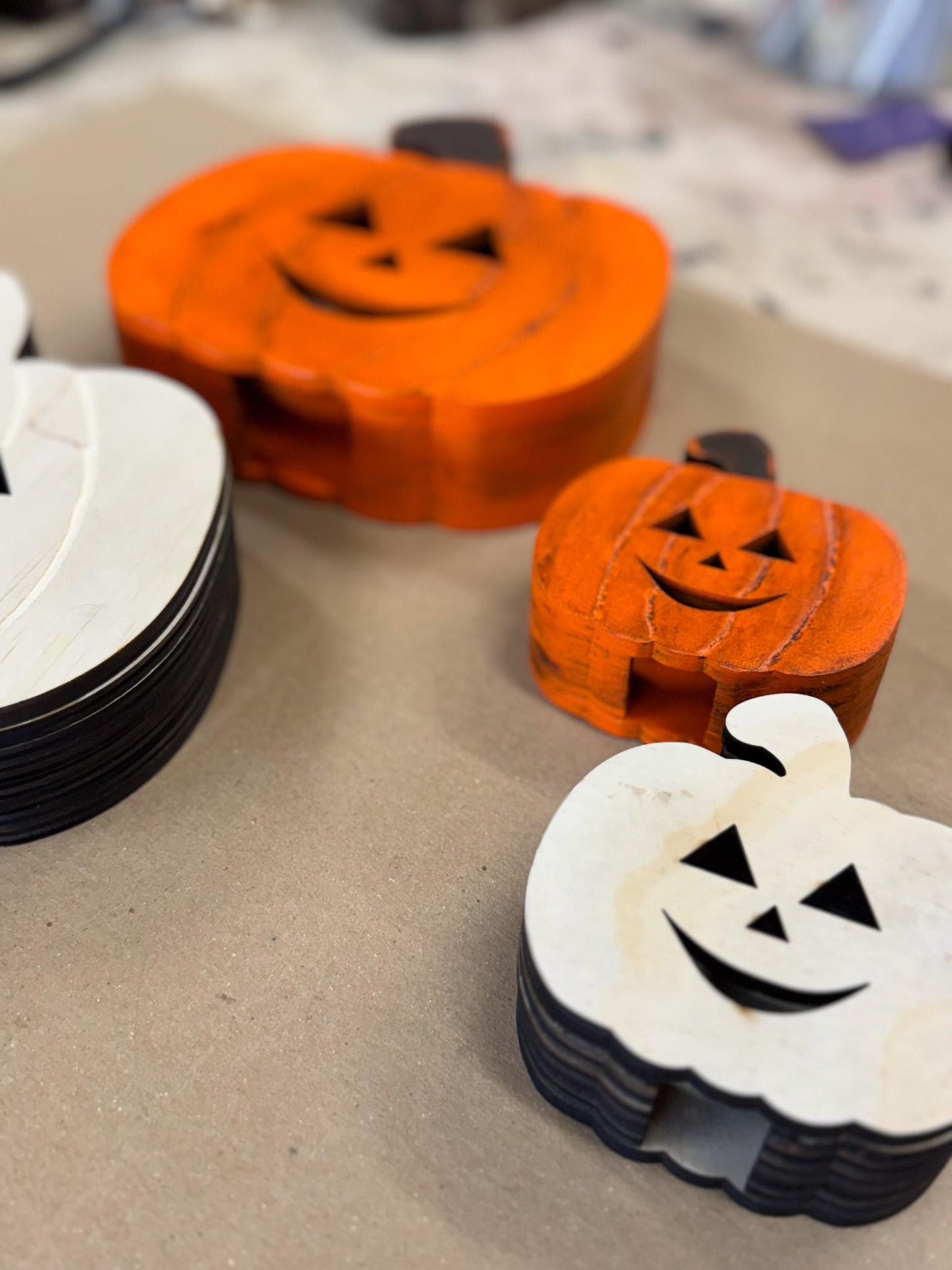 Pumpkin Lantern Laser Cut File  Halloween SVG, PDF, PNG, Ai Digital Download, Tea Light Holder, Glow Lantern Set of 2