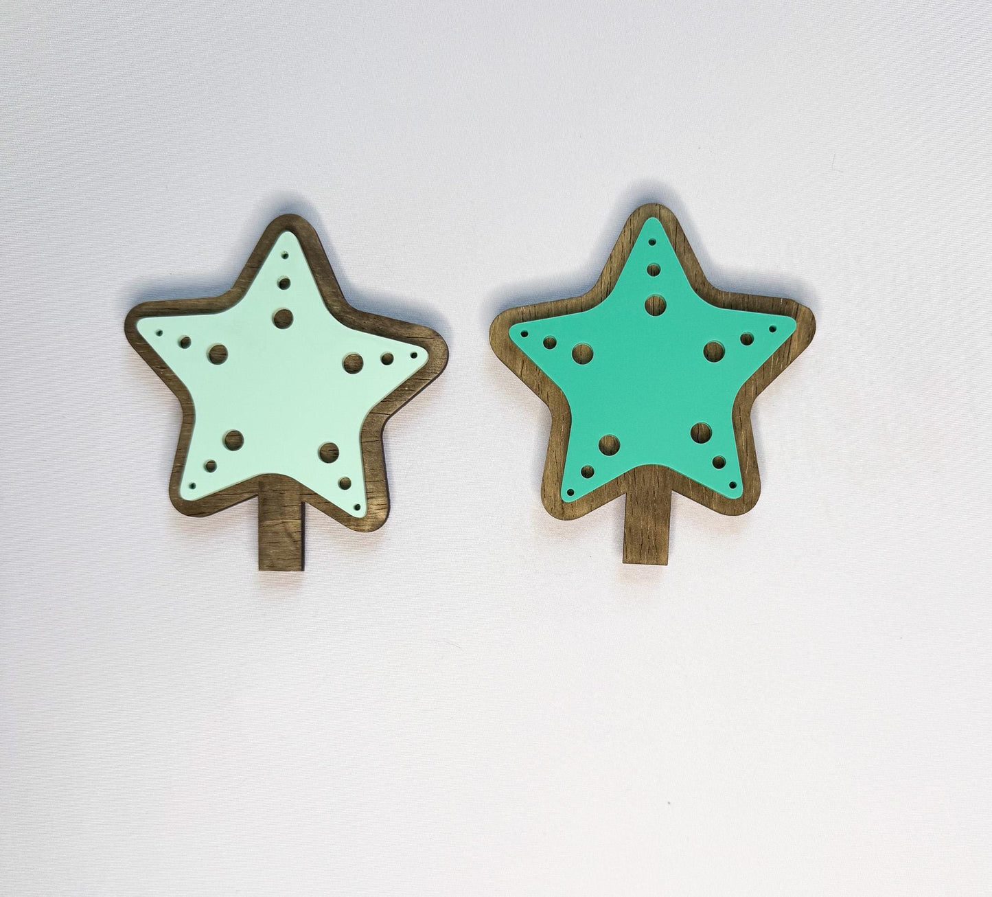 Tropical Acrylic Inserts, Summer Wreath Decor, Sea Turtle, Palm Tree, Starfish