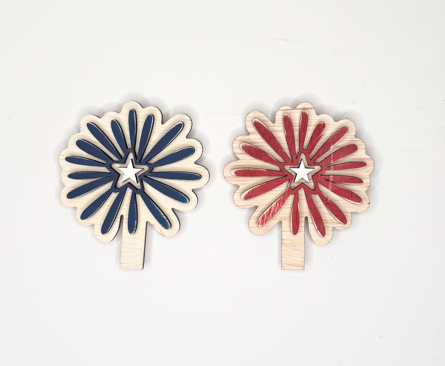 4th of July bundle set.  Inserts + Shelf Base