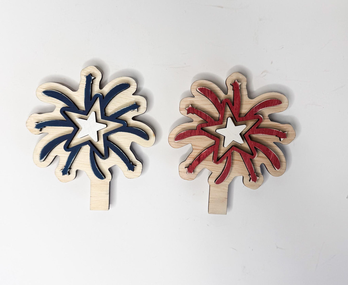 4th of July bundle set.  Inserts + Shelf Base