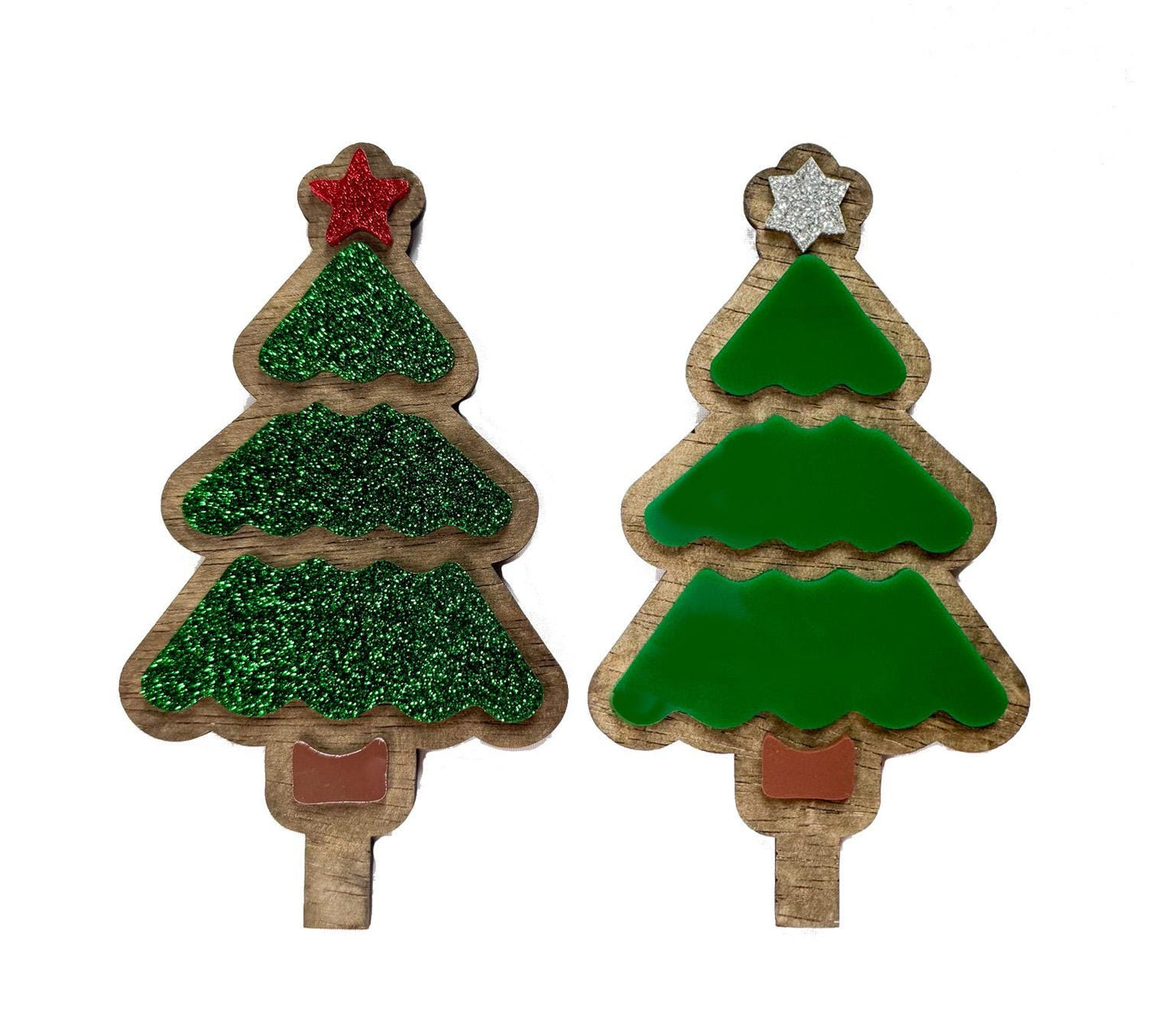 Interchangeable Christmas Decor Set, Santa Hat Tree Present Inserts