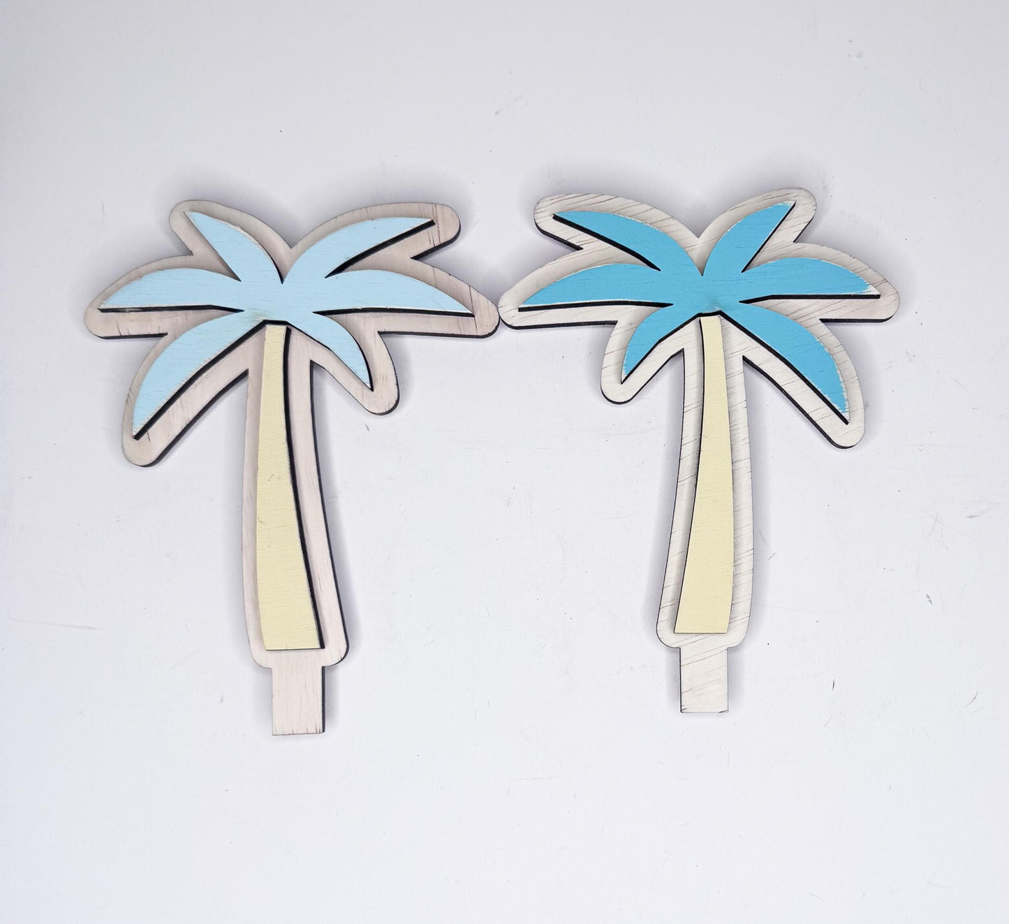 Summer Interchangeable Wooden Inserts  Flip Flops, Sun, Ice Cream, Palm tree, Popsicle