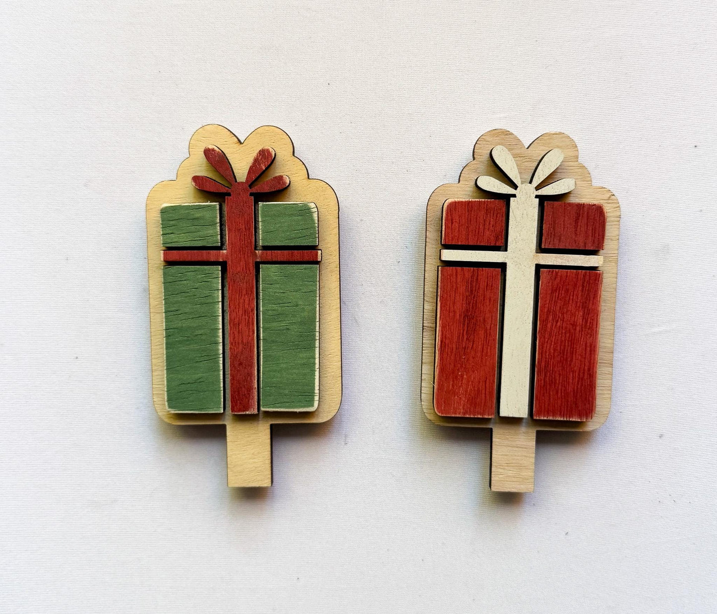 Christmas Interchangeable Inserts  Snowman, Present, Santa Hat, Candy Cane, Trees, Snowflakes