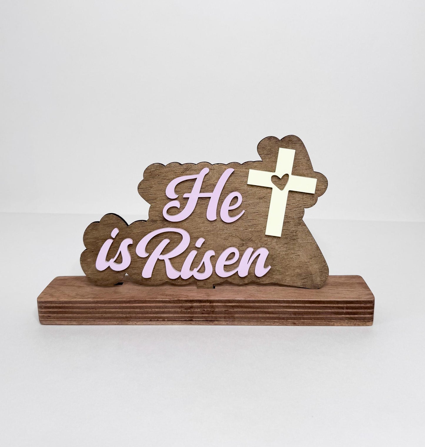 Happy Easter Spring Decor, He is Risen decor inserts.