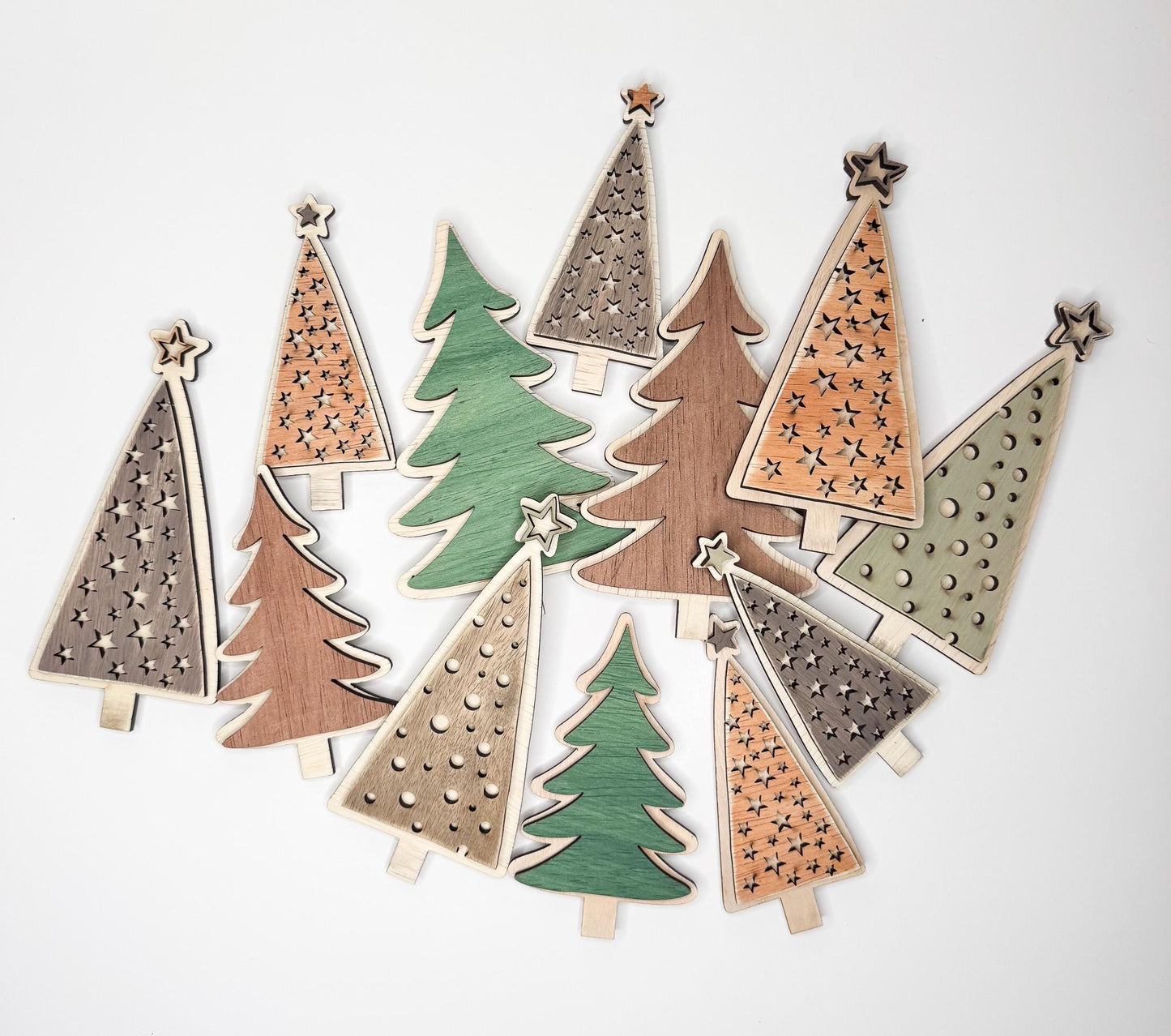Rustic Trees and Christmas Trees wood inserts.