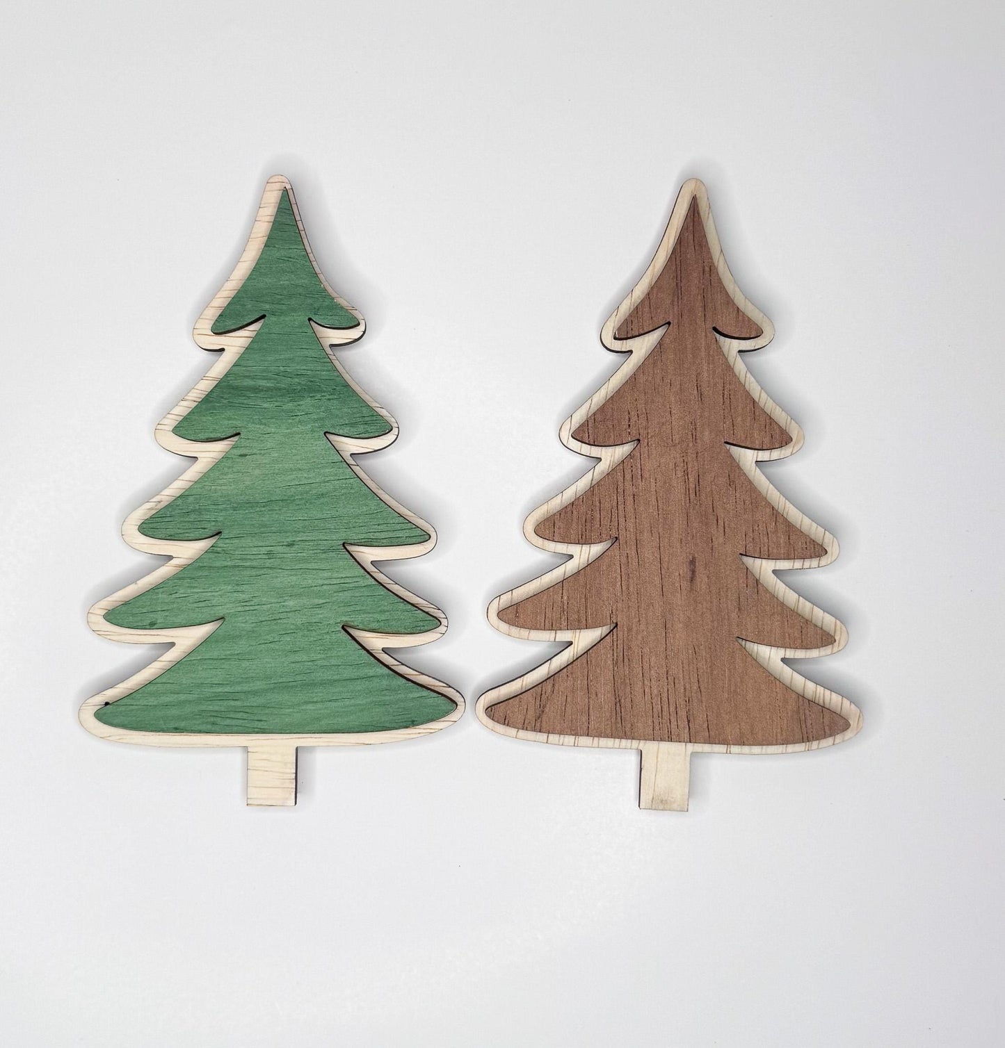Rustic Trees and Christmas Trees wood inserts.
