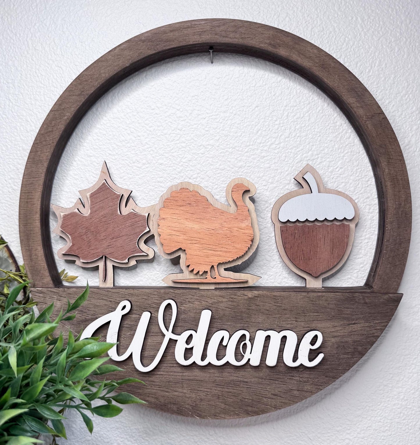 Thanksgiving and Fall Inserts - Leaves, Pumpkin, Acorn and Turkey