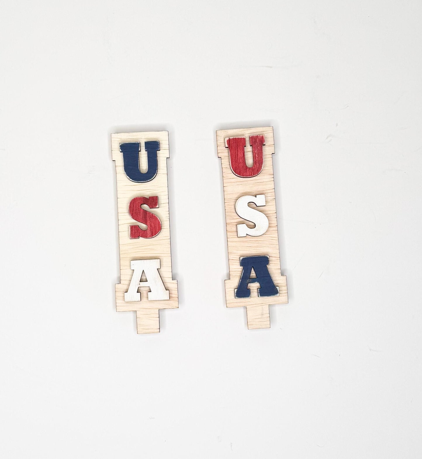 4th of July Interchangeable Wooden Inserts  Fireworks, Firecracker and USA