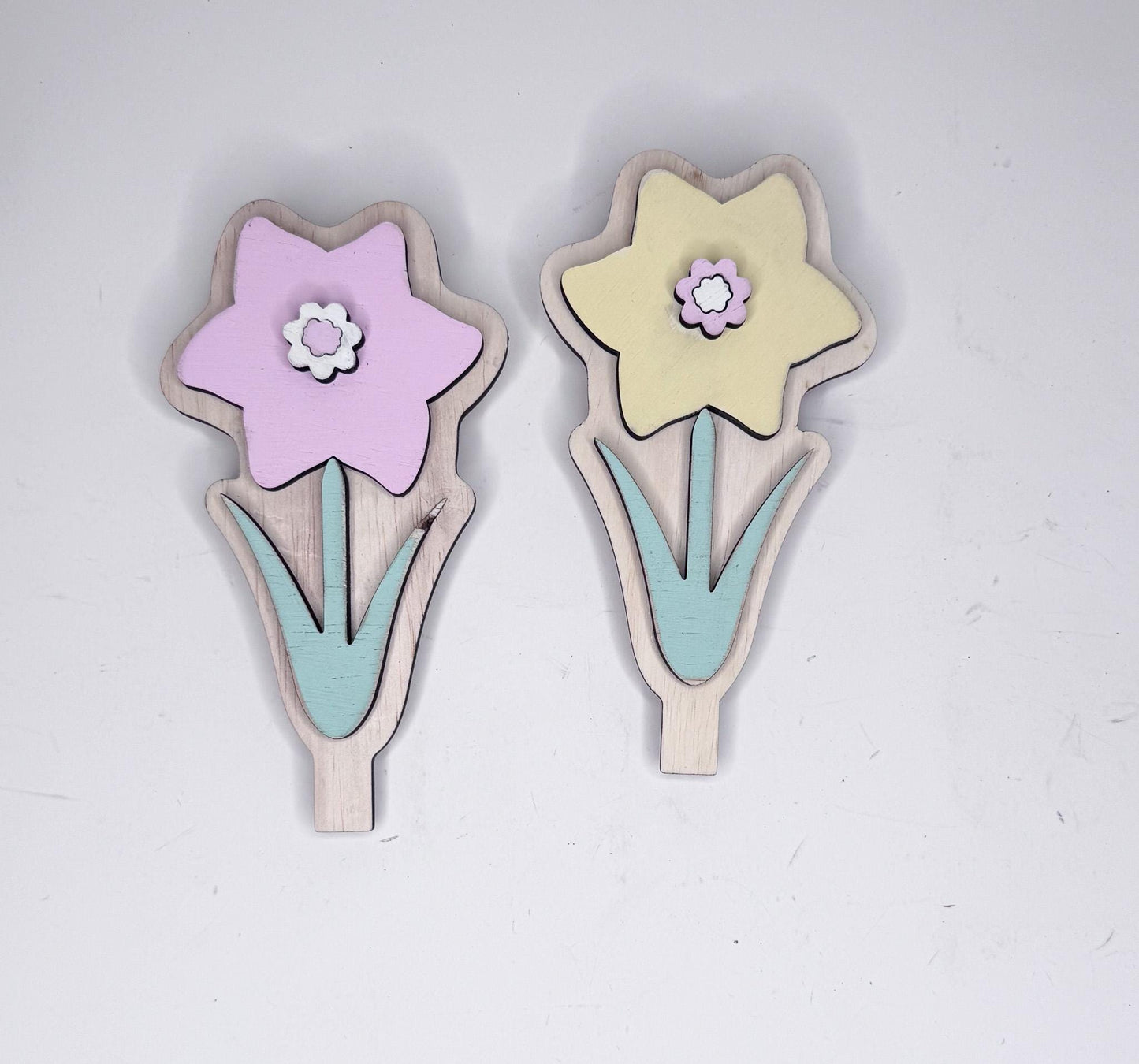 Sping Flowers bundle set.  Spring shelf decor. Spring Door hanger. Spring Gifts - Gift for Mom