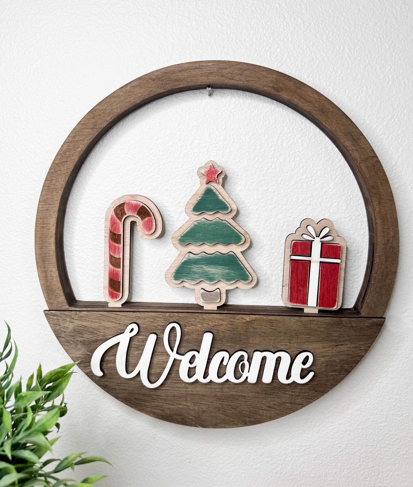 Christmas bundle sets.  Christmas Inserts + Door Hanger or Shelf Base