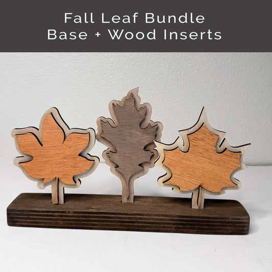 Thanksgiving Fall Bundle.  Inserts + Shelf Base