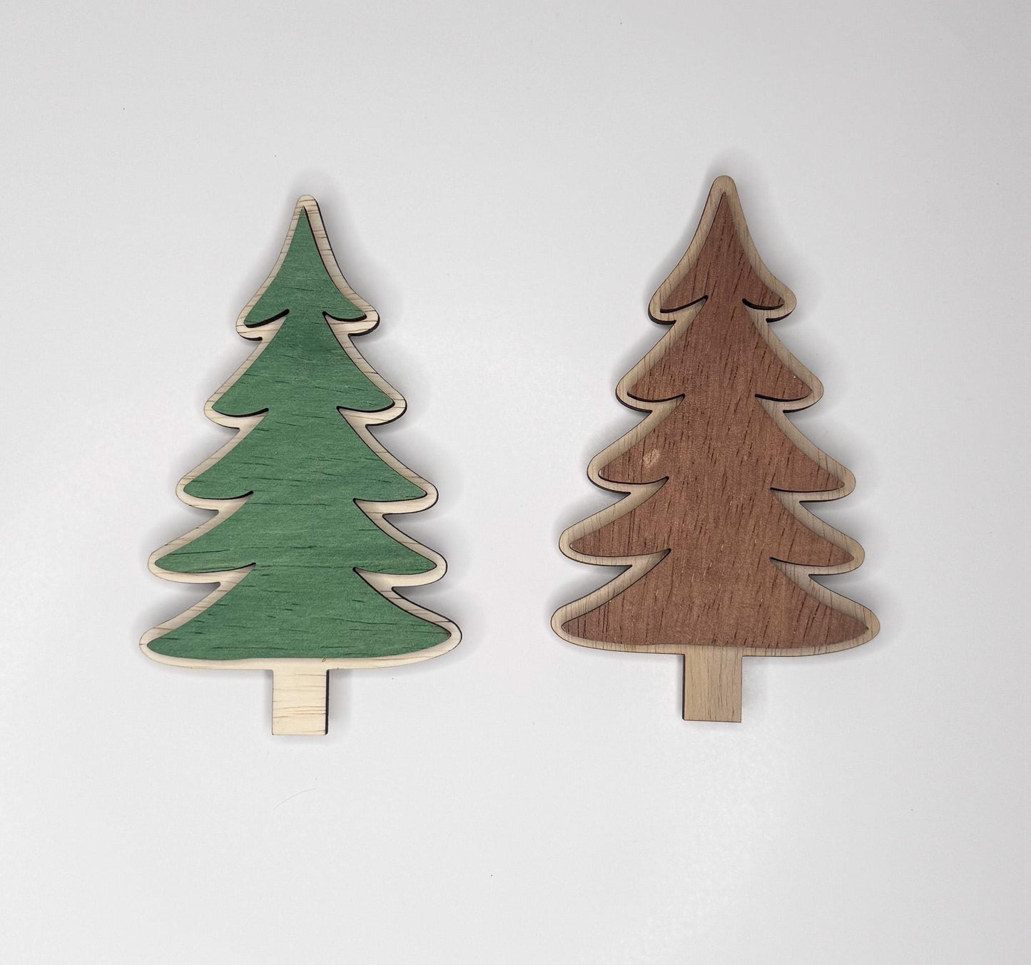 Rustic Trees and Christmas Trees wood inserts.
