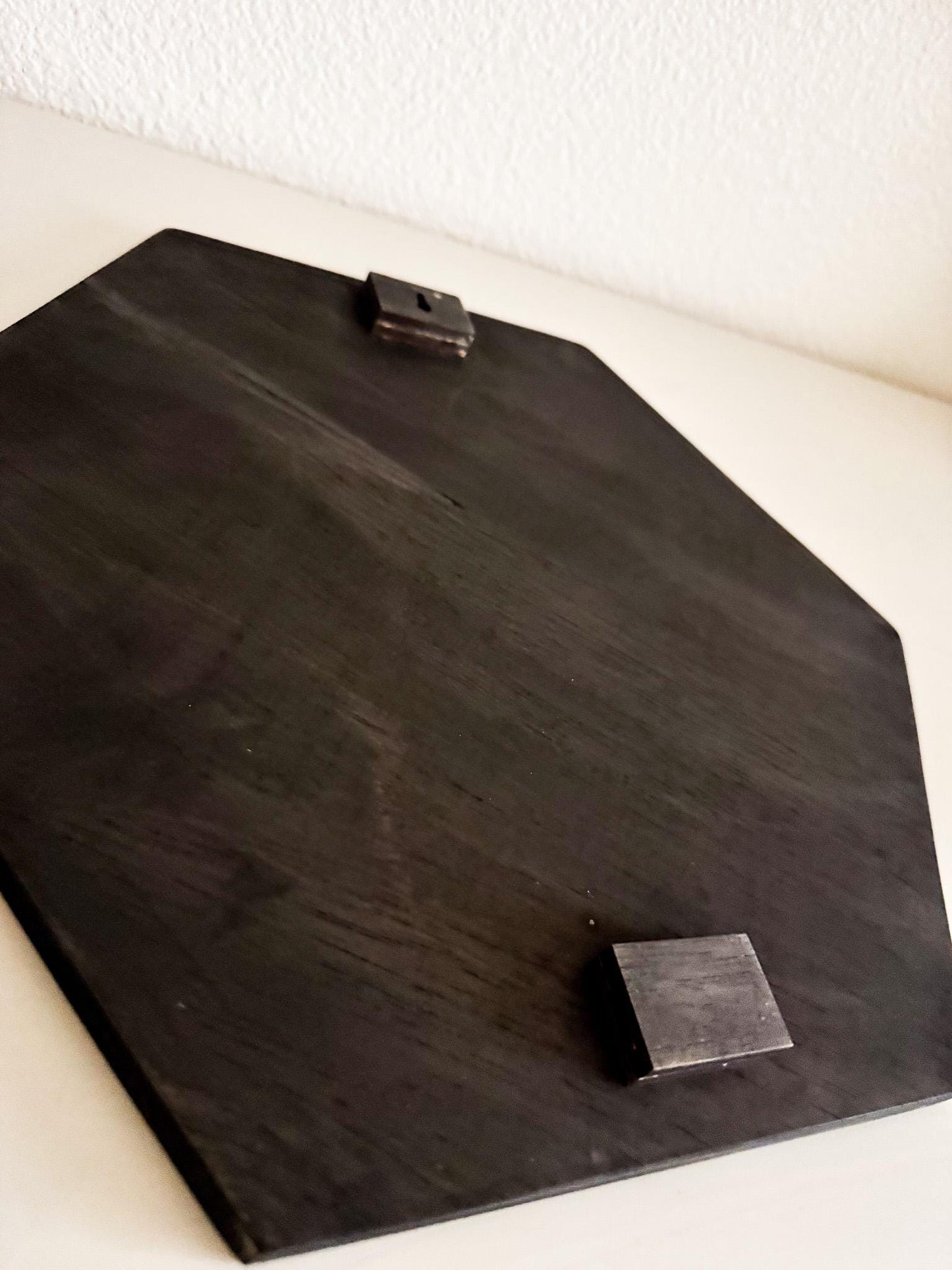 Botanical Wood Wall Art, Hexagon Wall Decor Set, Laser Engraved Wood Art, Modern Farmhouse Wall Hanging, Minimalist Floral Decor