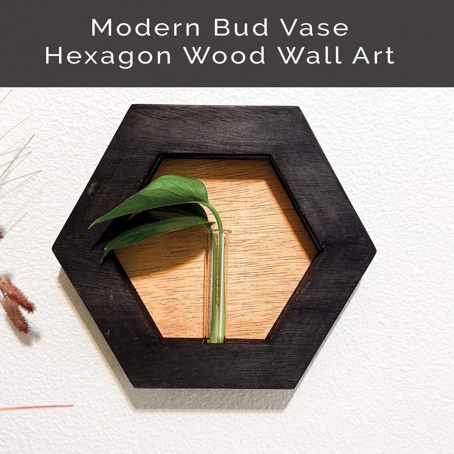Hexagon Botanical Wall Decor